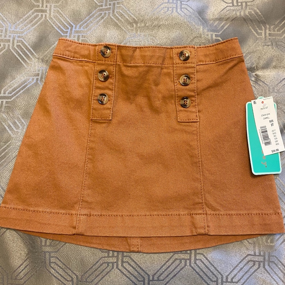 Copper Key toddler Skirt